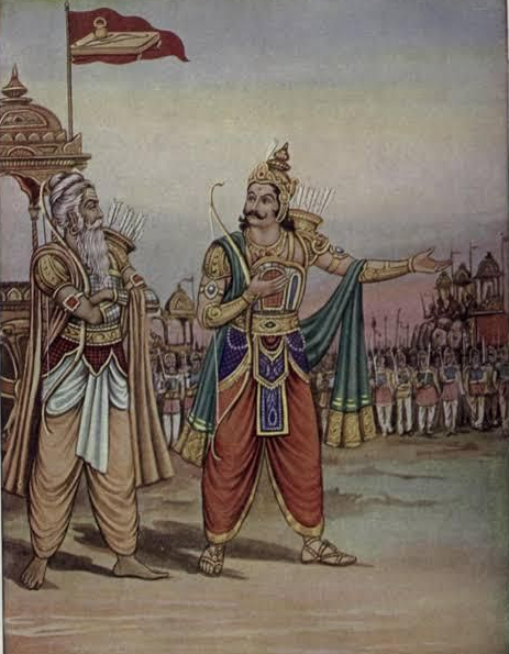 drona-with-duryodhana